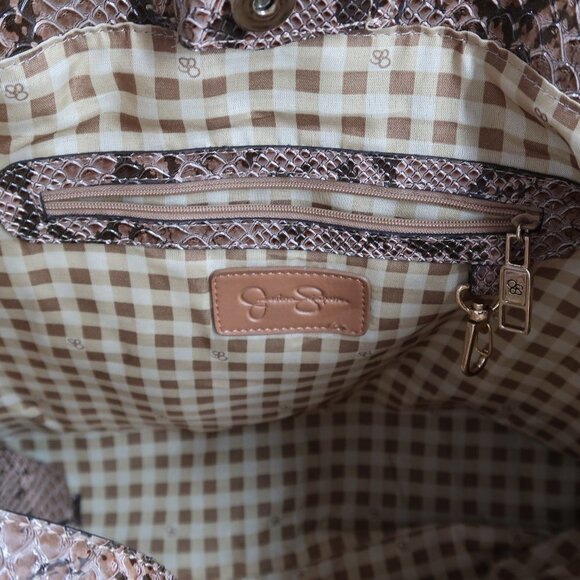 Jessica Simpson Large Python/Snake Bag - Picture 3 of 11